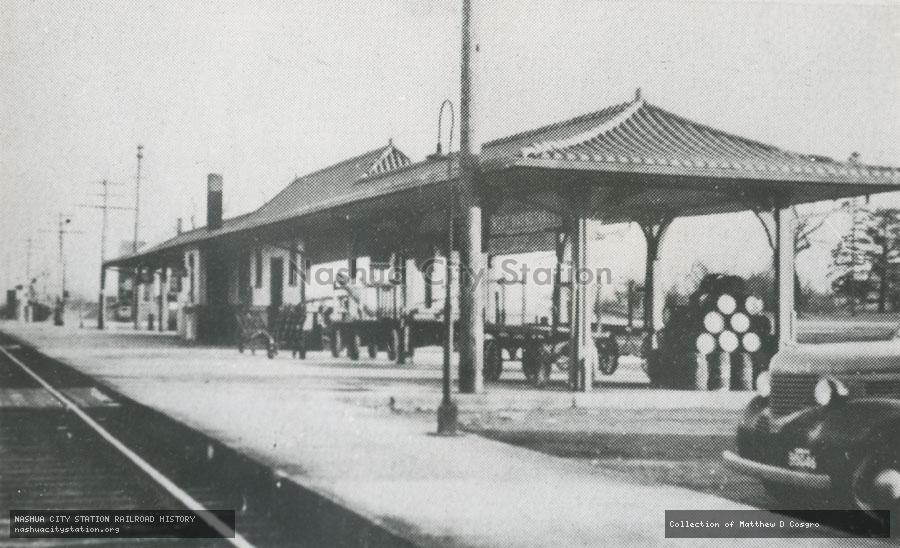 Postcard: Railroad Station, West Barnstable, Massachusetts